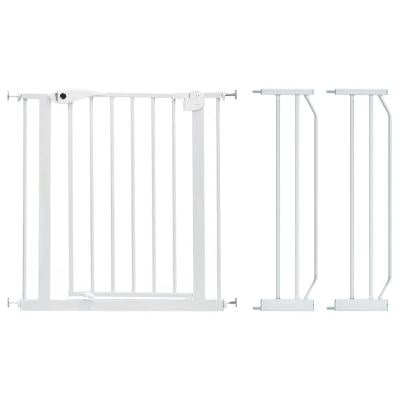 Baby Safe BS_CM_LMG20WH2 Metal Safety LED Gate with 20Cm x 2 Extension White