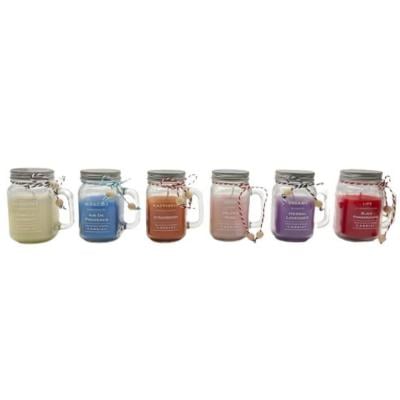 BYFT 110101004968 Home Fragrances Jar Candles Perfect for Relaxation 180g Assorted Scents Pack of 6