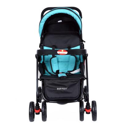 Baby Plus BP7743-GRN 8 Wheeler Twin Stroller for Baby Green