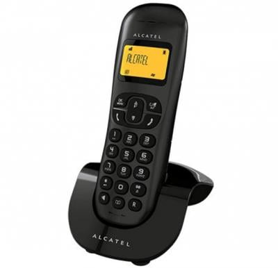 Alcatel C250ema-Blk Hand Free Cordless Phone Black