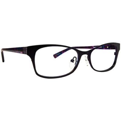 XOXO XO BFF PURP Girls BFF Rectangular Eyeglasses Frame 781096526949 Black