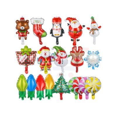 Generic Christmas Decor Foil Balloons For Party Giant Decorations, Mylar Foil Balloon Set, 19 Pieces