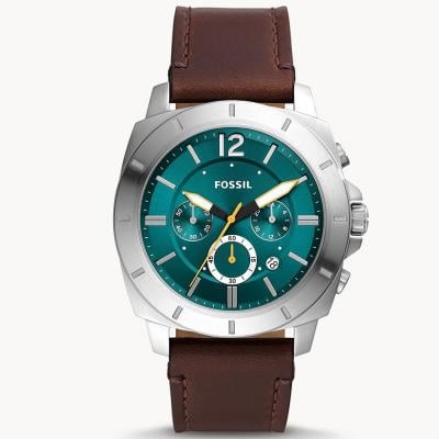 Fossil BQ2778 Privateer Chronograph Brown Leather Watch