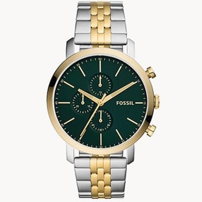 Fossil BQ2732 Luther Chronograph Two-Tone Stainless Steel Watch