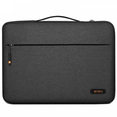 WWiwu Pilot Water Resistant High Capacity Laptop Sleeve Case 13.3 Inch Black