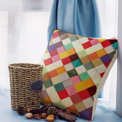 Generic Decorative Geometric Pattern Cushion Cover Multicolour 45x45cm HT3