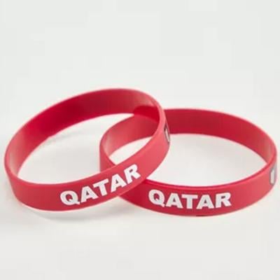 Set of 3 Qatar Football Wristband