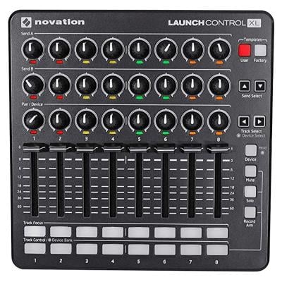 Novation Launch Control XL Mkii, Ableton Live Controller, Black