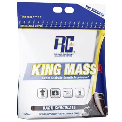 Ronnie Coleman KMDC6-01-P RC King Mass XL Weight Gainer Dark Chocolate 15lb
