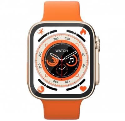 KD99 Ultra Smart Watch Series 8 Wireless Bluetooth Sports Smartwatch, Gold Orange