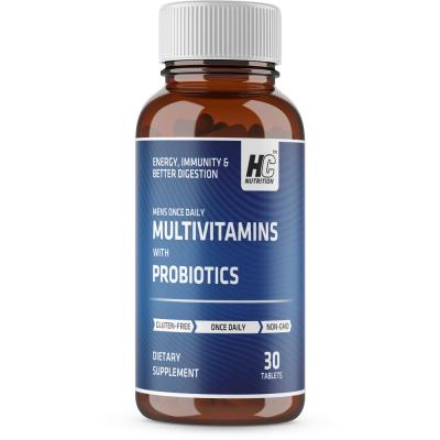 HC Nutrition Mens Once Daily Multivitamin With Probiotics And Collagen 30 Tablets