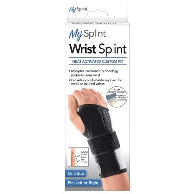 MySplint Custom Molding Wrist Splint One Size, Reversible