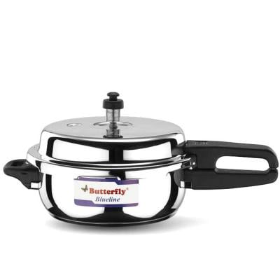 Butterfly Blue Line BFLY2000SS Stainless Steel 2 Litre Pressure Cooker