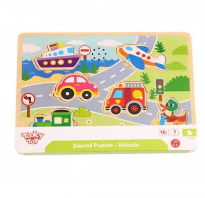 Tooky Toy Sound Puzzle - Vehicle, TL064
