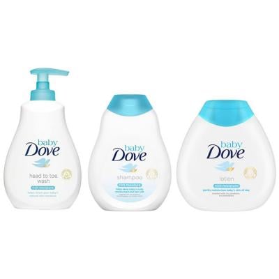 Dove Baby Head To Toe Shampoo Lotion 200ml