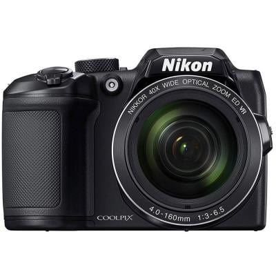 Nikon Coolpix B500 Compact Point & Shoot Camera, 16 MP, Black