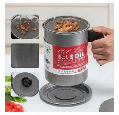 Kitchen Oil Filter Pot Storage