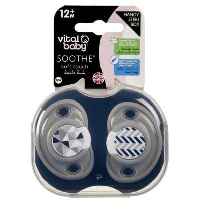 Vital Baby Soothe Soft Touch 2pk unisex 12 Months+