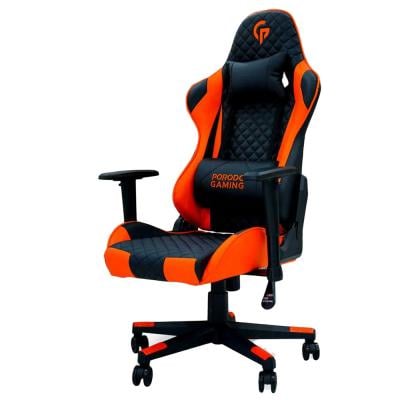 Porodo PDX514-BKO Gaming E-Sports Gaming Chair Black and Orange