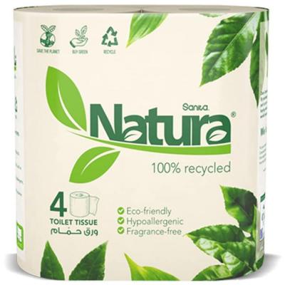 Sanita Natura 2 Ply Embossed Toilet Tissue Paper 200 Sheets White