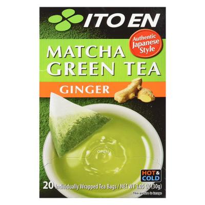 Itoen ITO0008566 Matcha Green Tea Bags 20 s Ginger 30g