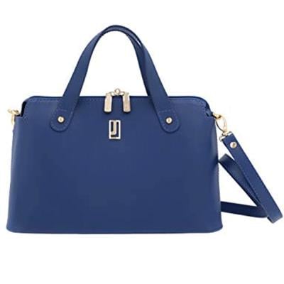 Jafferjees 71238379152 Genuine Leather Women The Rose Handbag Blue