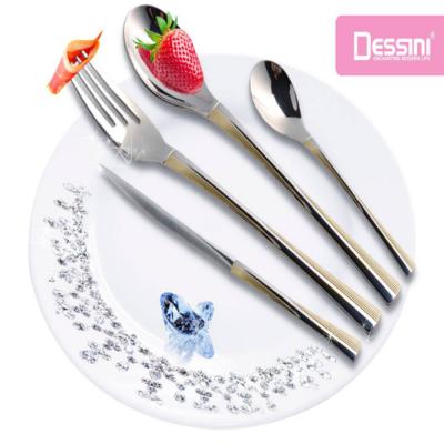 Dessini LM212 High Quality Stainless Steel Cutlery Set 135Pcs Silver