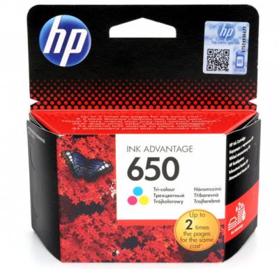 HP CZ102AE 650 Tri-color Original Ink Advantage Cartridge