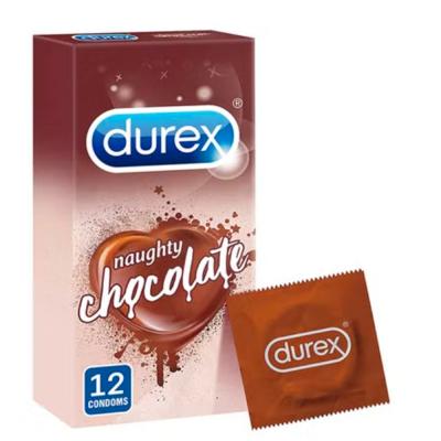 Durex Naughty Chocolate Flavored Condoms 12 Pieces