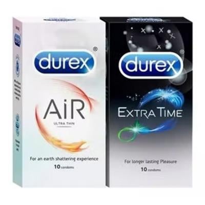 Durex Pack Of 2 Combo Condoms