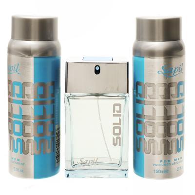 Sapil Solid Edt 100ml+Solid Deo 2x150ml