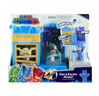 PJ Masks Night Time Micros Trap & Escape Playset, JP-95695