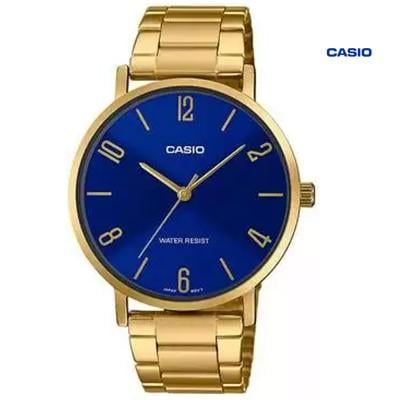 Casio MTP-VT01G-2B2UDF Analog Watch For Men, Gold