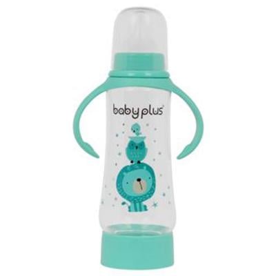 Baby Plus BP8375-B 8Oz Bottle With Nipple, Green