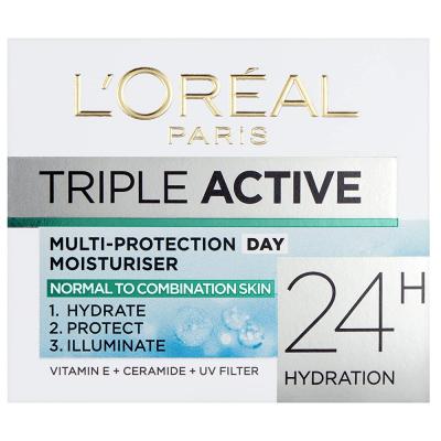 Loreal Day Cream Triple Active Normal and Combination 24hours 50ml