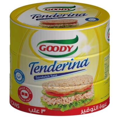Goody Tenderina Sandwich Tuna Value Pack, 3X160 gm