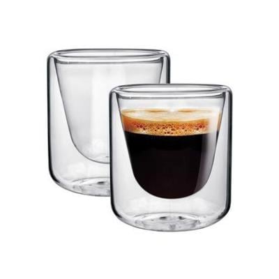 Royalford RF10569 Double Wall Cup Set Clear