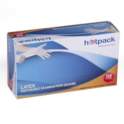 Hotpack latex gloves large, 100pcs LGL