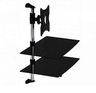 Leostar Lcd/led/plasma Wall Bracket With Dvd & Receiver Stand, LCD-LS-3995