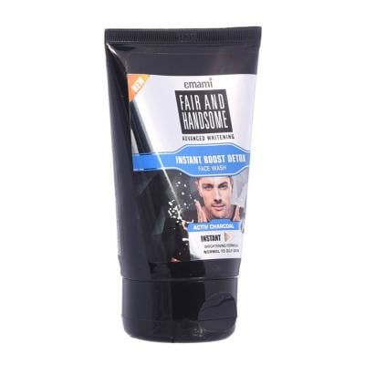 Fair And Handsome Detox Charcoal Face Wash 100g