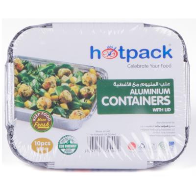 Hotpack  Aluminum Container 250 cc, 10 Piece - PA8325