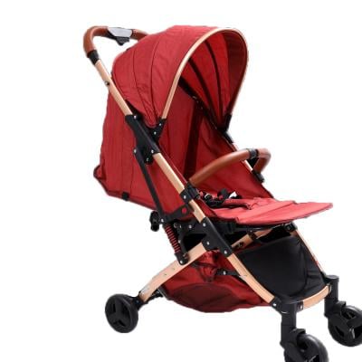 Baby Plus BP9071-WINE RED Portable Baby Stroller Wine Red