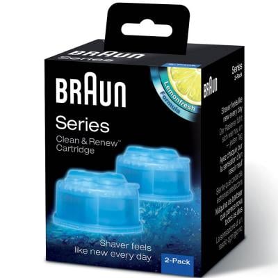 Braun CCR2 Cleaning Cartridge Refills 2 Pieces Blue