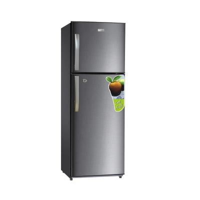 SUPER GENERAL Freestanding Double Door Refrigerator 410L SGR410I Grey/Silver