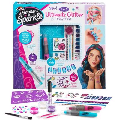 Shimmer N Sparkle SNS-65501 3 in 1 Ultimate Glitter Beauty Set