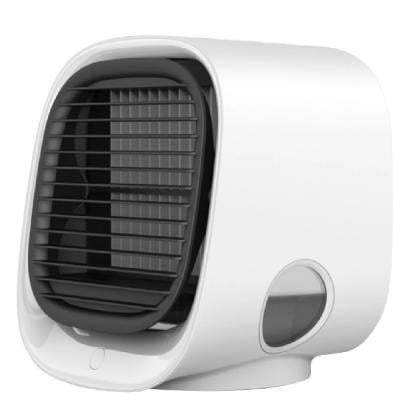 Desktop Air Cooler 3 Adjustable Wind Speed Personal Portable   White