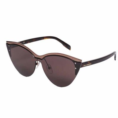 Karl Lagerfeld KL314S Cat Eye Brown Sunglasses For Women Brown Lens, Size 64
