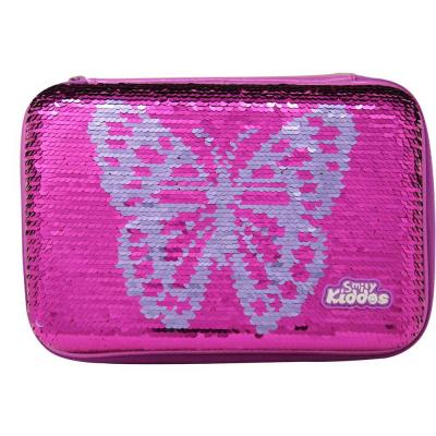 Smily Kiddoos Smily Bling Butterfly Pencil Case, Pink