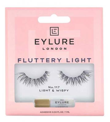 Eylure  EYL6001325 Fluttery Light Eye  Lashes Adhesive Reusable 1ml
