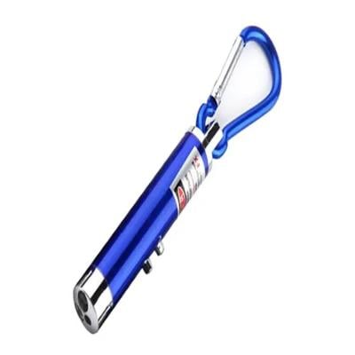 Generic N24105500A 2 In 1 LED Laser Light Keychain Blue